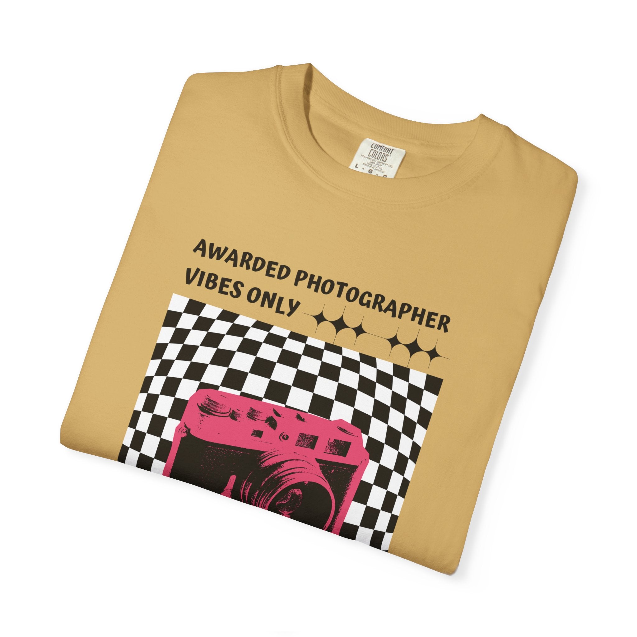 Awarded Photographer Vibes: Unisex Garment-Dyed T-shirt