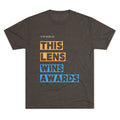 This Lens Wins Awards Tri-Blend Crew Tee