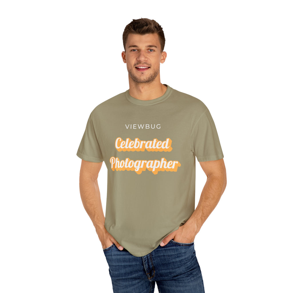 Celebrated Photographer: Unisex Garment-Dyed T-shirt