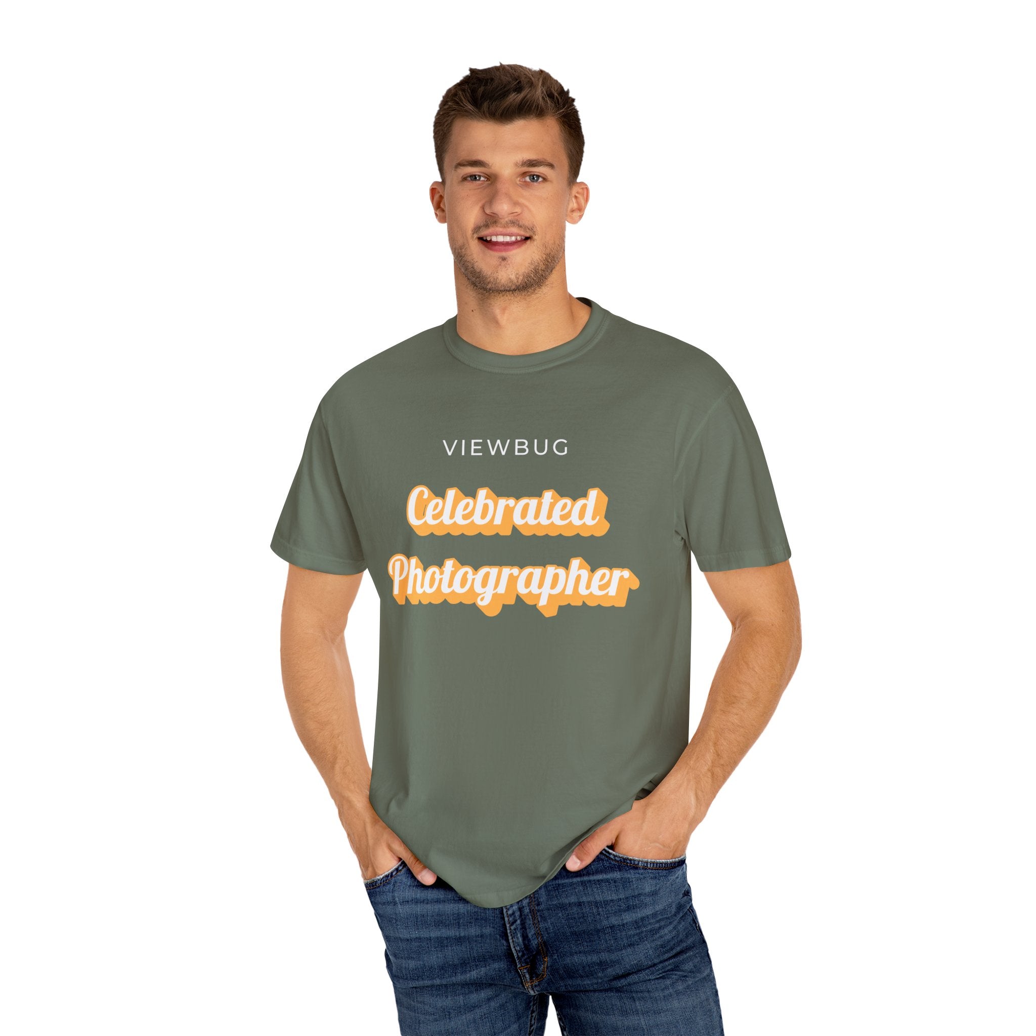 Celebrated Photographer: Unisex Garment-Dyed T-shirt