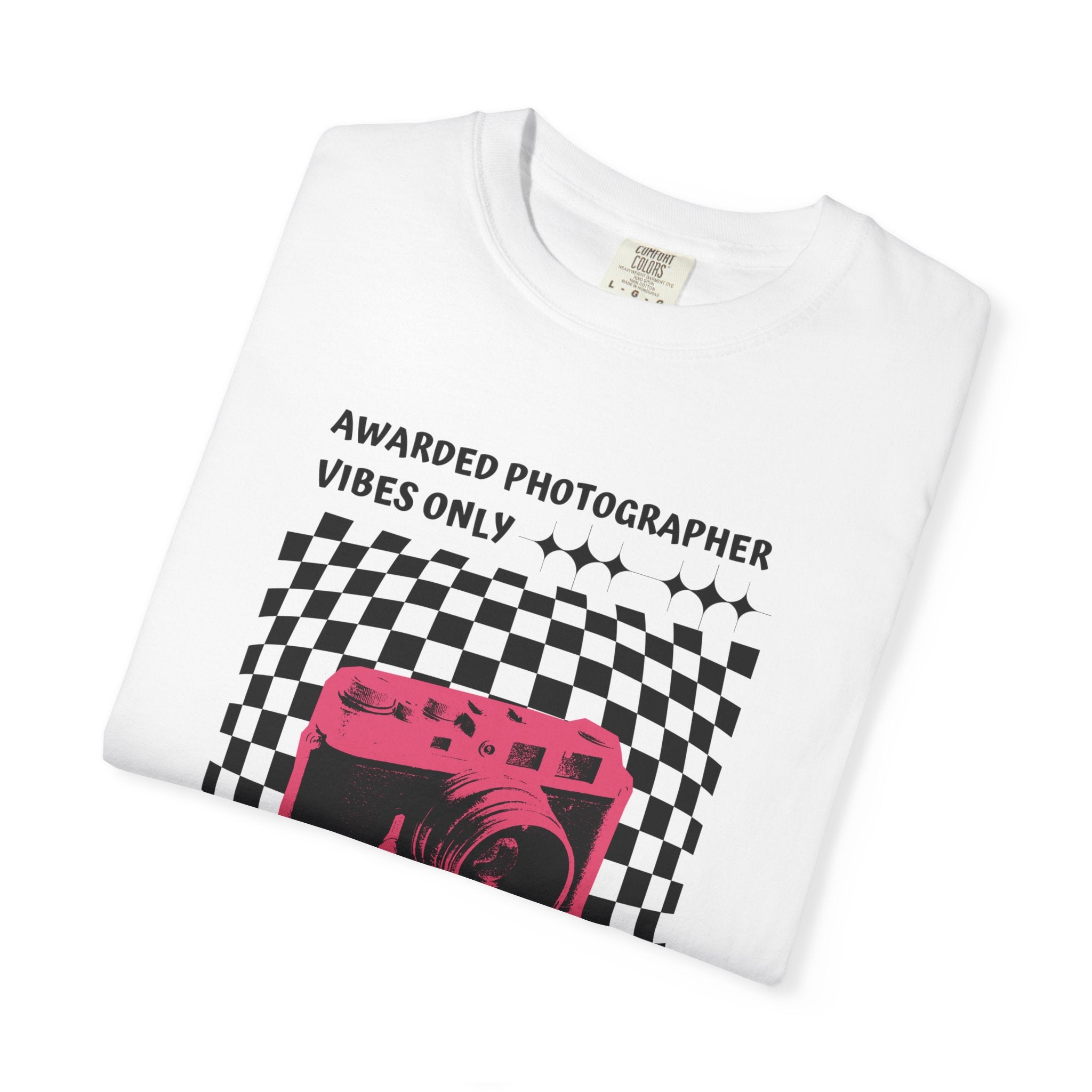Awarded Photographer Vibes: Unisex Garment-Dyed T-shirt