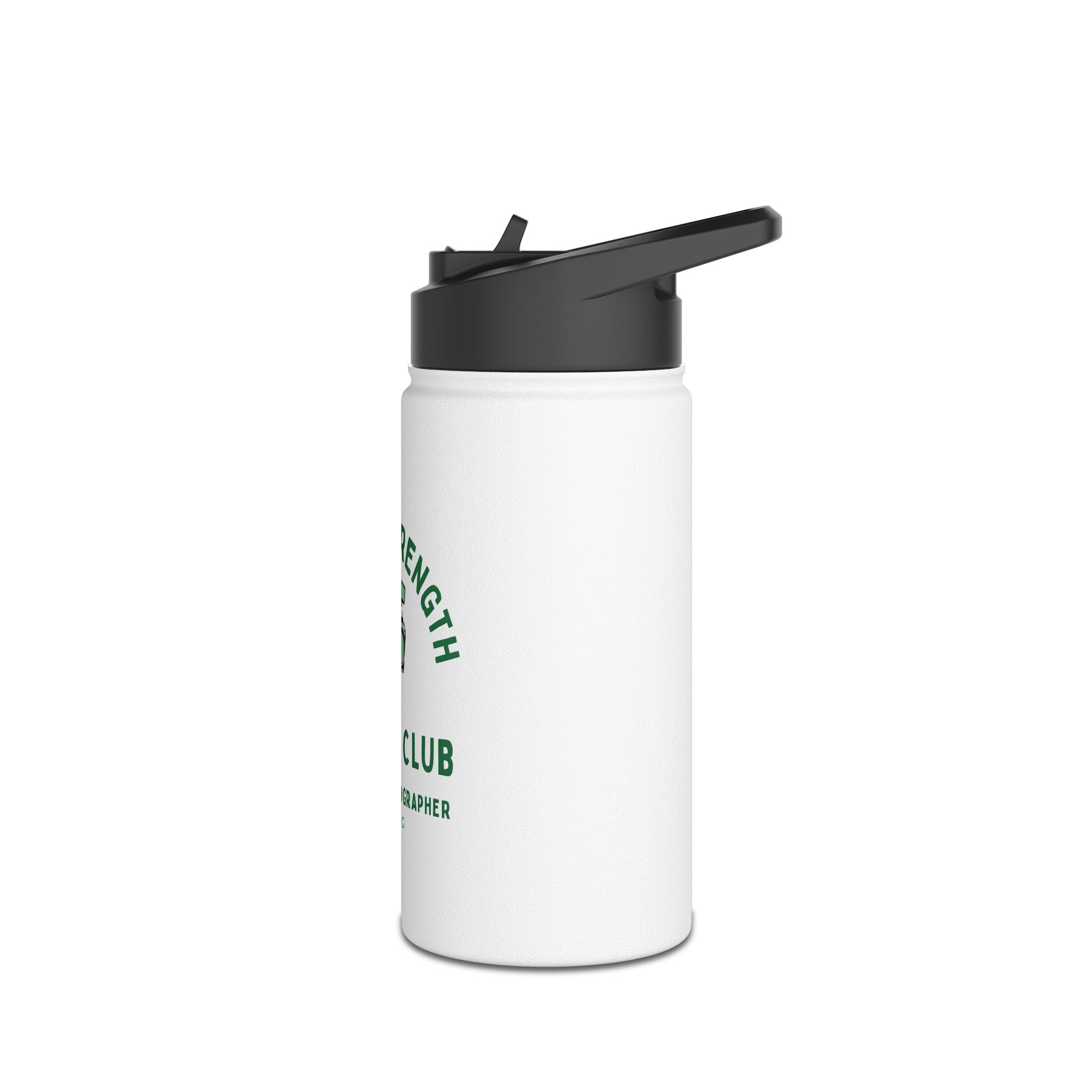 Visual Strength: Stainless Steel Water Bottle, Standard Lid