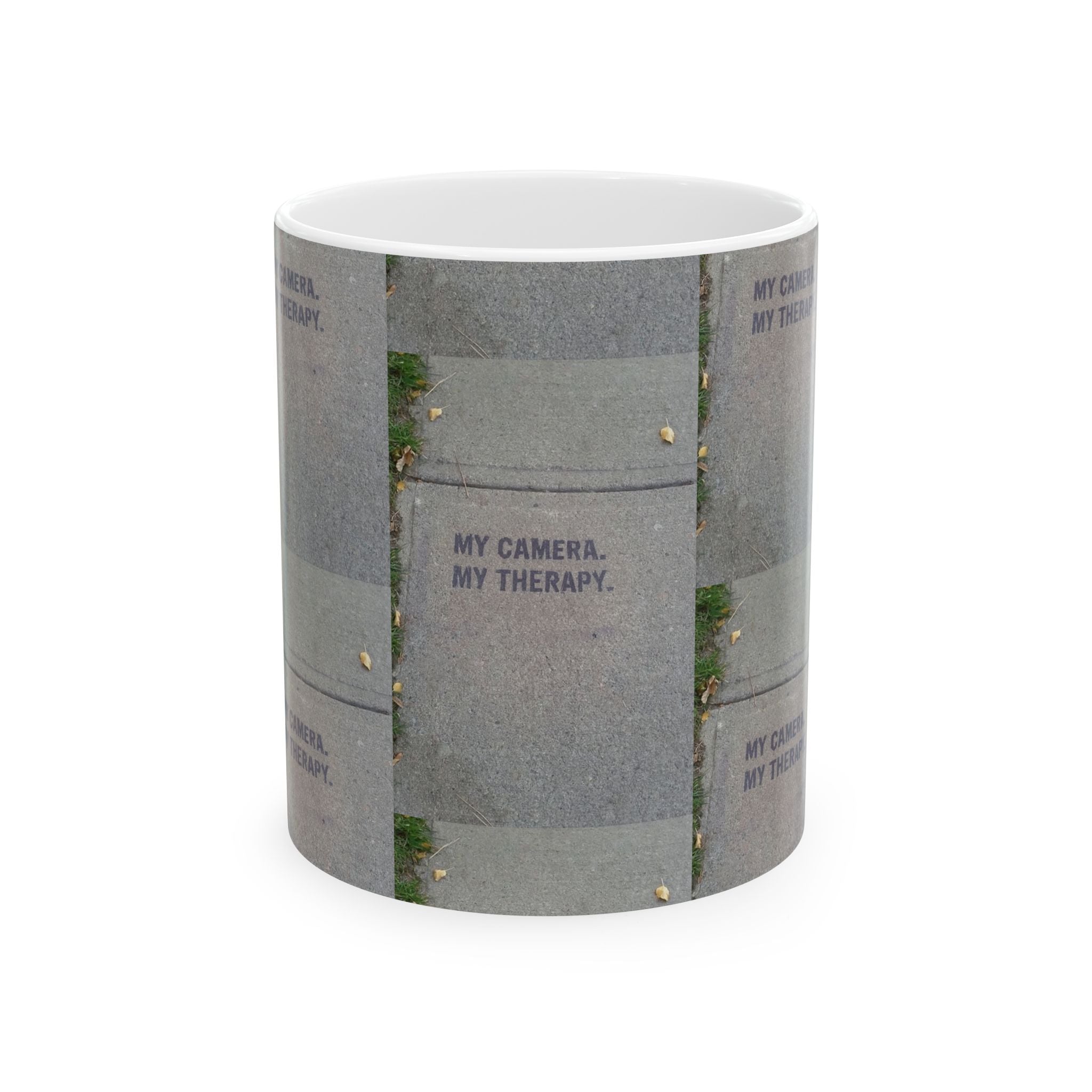 My Camera. My Therapy: Ceramic Mug, (11oz, 15oz)