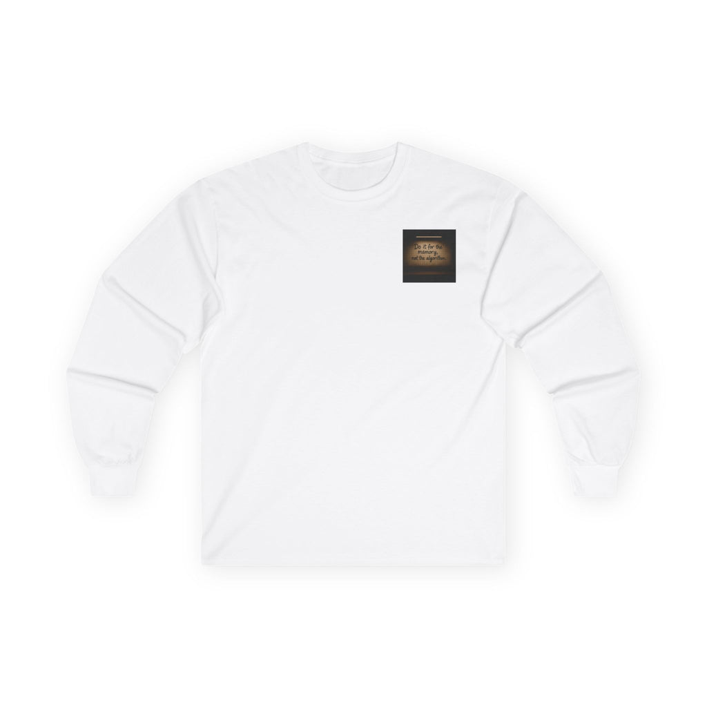 No Algorithms: Unisex Ultra Cotton Long Sleeve Tee