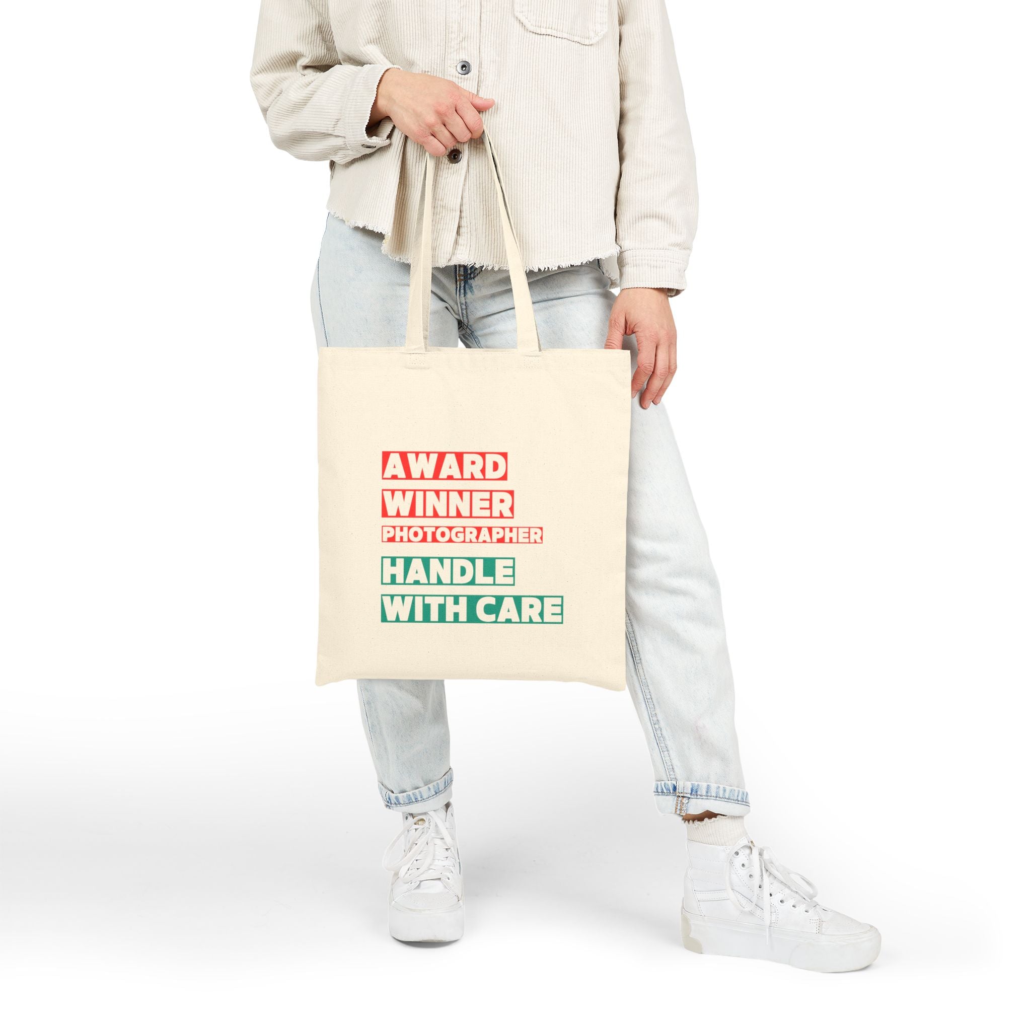 Copy of My Photos Win While I Sleep Cotton Tote Bag