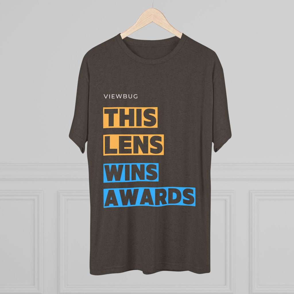 This Lens Wins Awards Tri-Blend Crew Tee