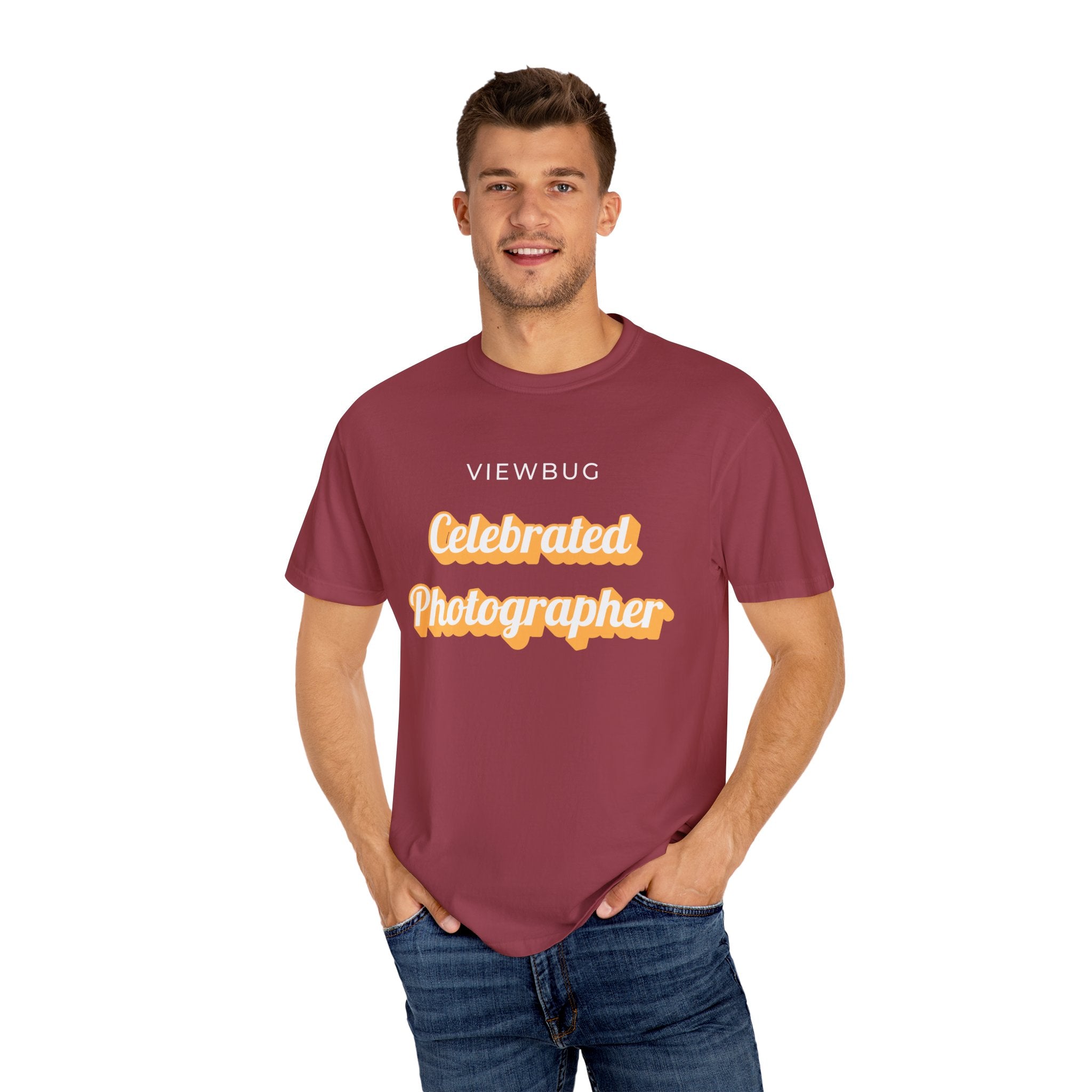 Celebrated Photographer: Unisex Garment-Dyed T-shirt