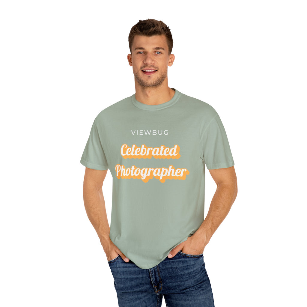 Celebrated Photographer: Unisex Garment-Dyed T-shirt