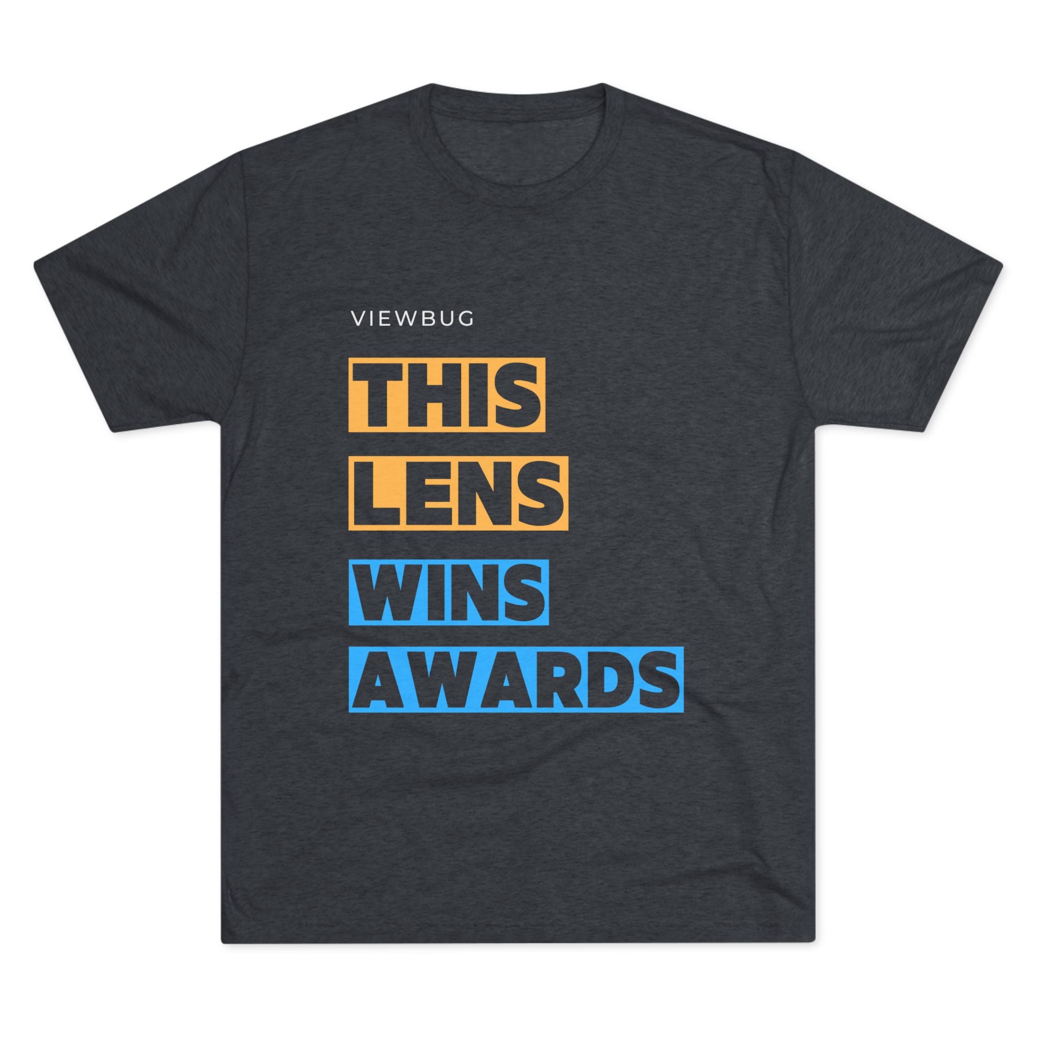 This Lens Wins Awards Tri-Blend Crew Tee