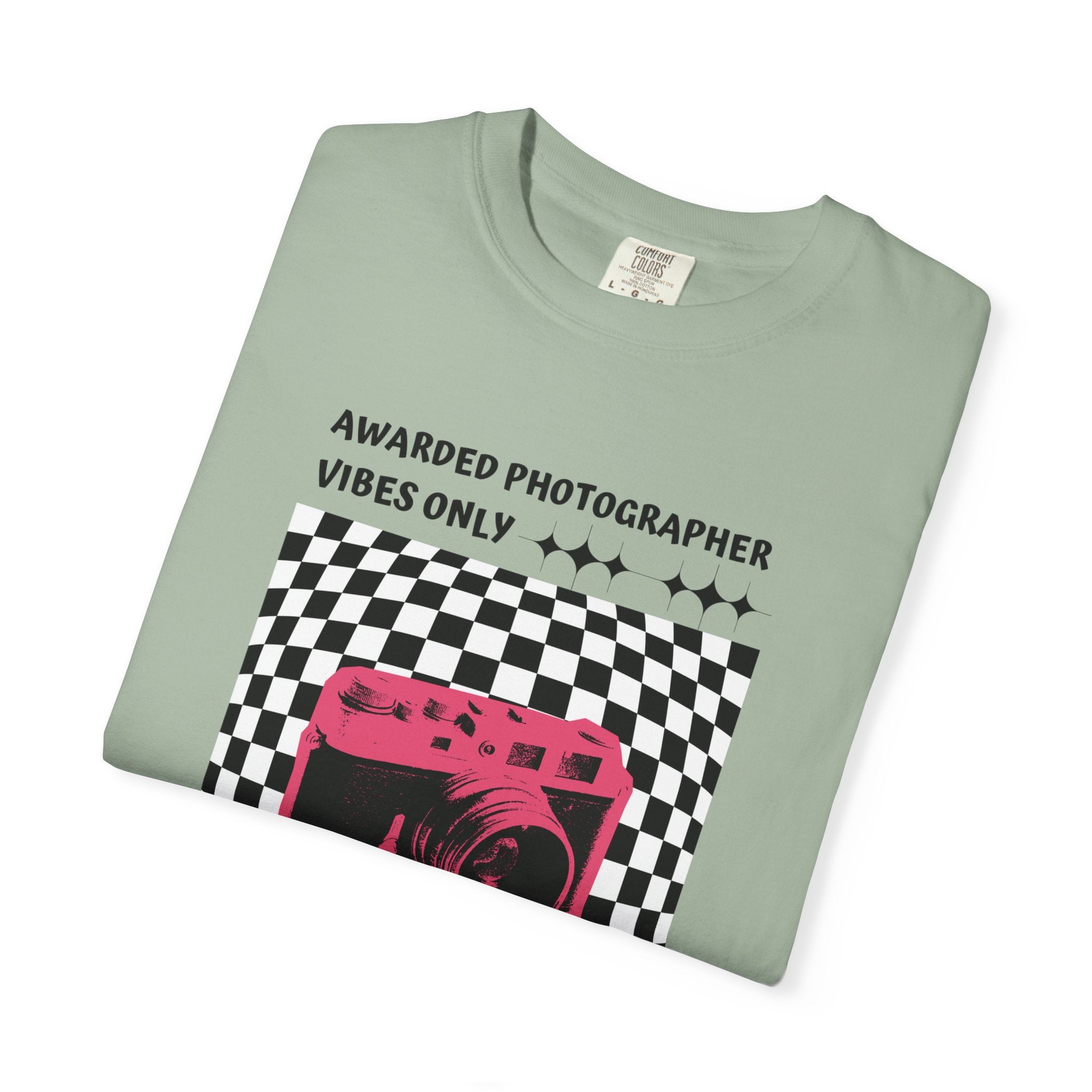 Awarded Photographer Vibes: Unisex Garment-Dyed T-shirt